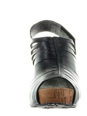 Miss sixty women’s leather Velcro wrap heels